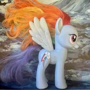 MLP RainbowDash with brushable mane (5.5” tall)